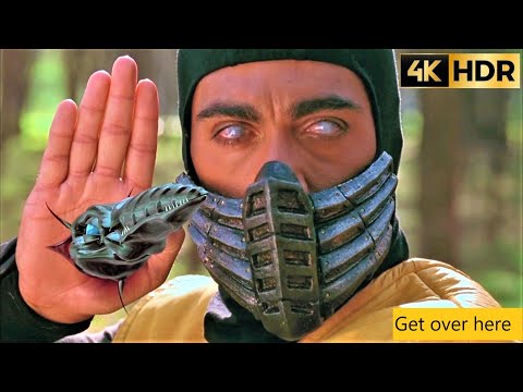 Scorpion vs Johnny Cage | Mortal Kombat 1995 (4K HDR)