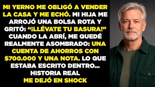 Mi hija me lanzó una bolsa de basura. ¡Dentro encontré $700,000 y una nota secreta!