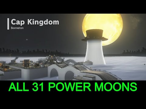 All 31 Cap Kingdom Power Moons in Super Mario Odyssey