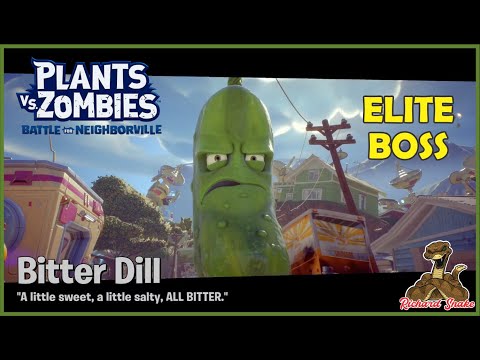 PvZ 3: Battle for Neighborville Garden Ops Bitter Dill Elite Boss Gameplay