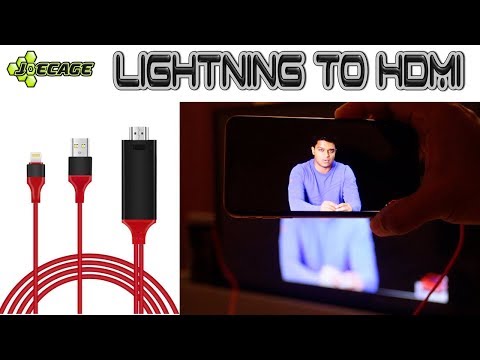 Lightning to hdmi cable - mirror iphone to tv - screencast