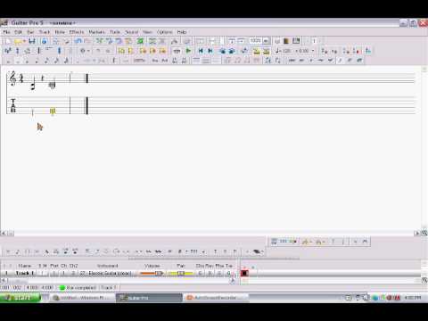 Guitar Pro 5 Tutorial Episode 1