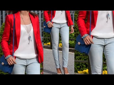 1 BLAZER +1 JEANS LA COMBINACION PERFECTA PARA VERSE CASUAL Y ELEGANTE / OUTFITS MODERNOS ELEGANTES