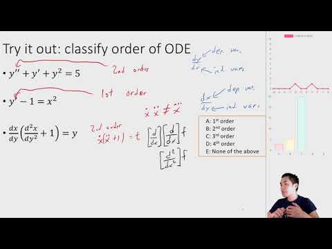 MATA35 - Lecture 7a - Introduction to Ordinary Differential Equations