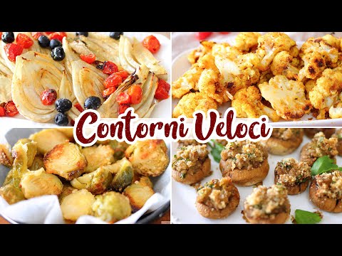 CONTORNI VELOCI al FORNO | Tante idee per il Pranzo e la Cena | Contorni per Natale | Life&Chiara