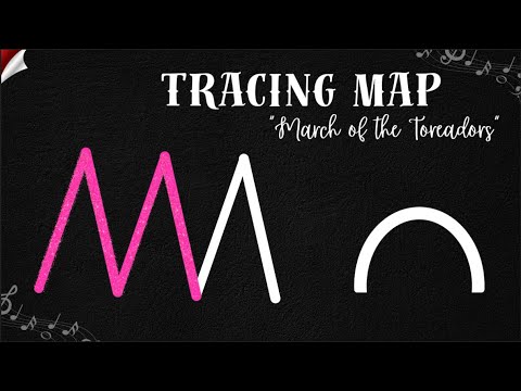 Brain Break & Hands Warm-Up Activity l Musical Scarf Tracing Map l Bizet March of the Toreadors