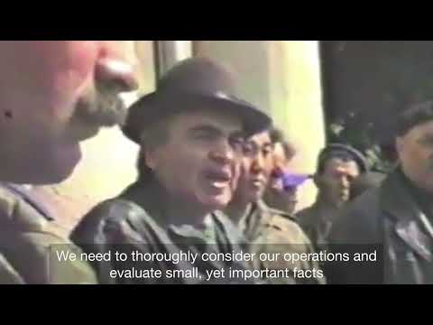 Musa Shanibov in Abkhazia 1992