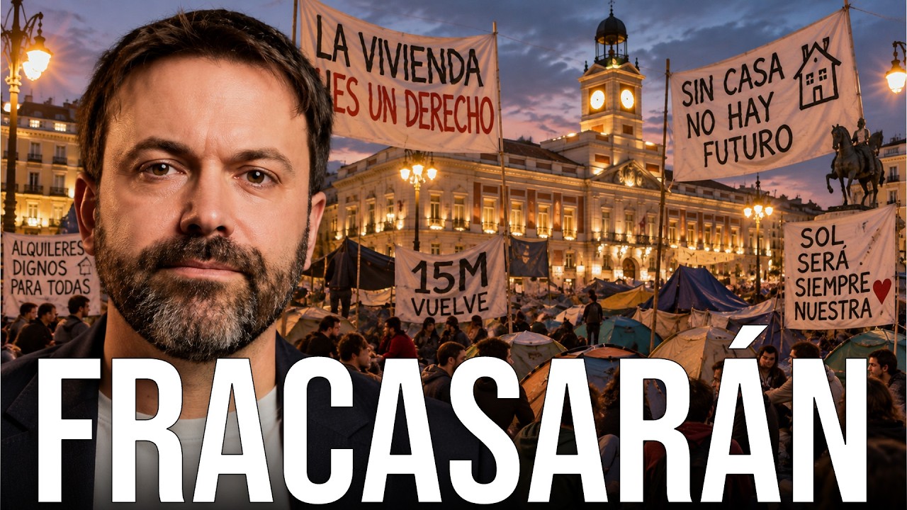 La izquierda monta otro 15-M: fracasará como el anterior