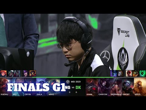 RNG vs DK - Game 1 | Grand Finals LoL MSI 2021 Knockout Stage | Royal Never Give Up vs DAMWON Kia G1