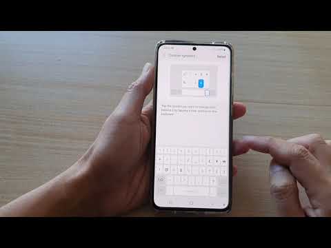 Galaxy S21/Ultra/Plus: How to Change Keyboard Custom Symbols