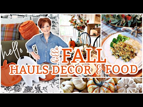 HELLO FALL!  FALL HAULS, DECOR & FOOD! 🍁