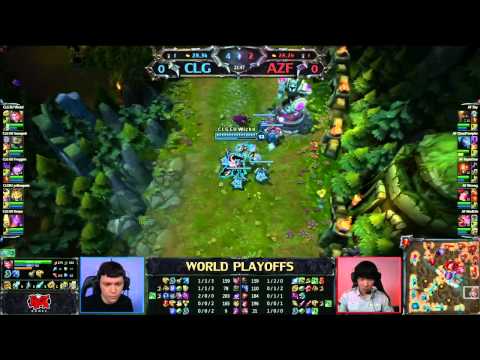Game 25 - Azubu Frost (AZF) vs Counter Logic Gaming EU (CLG.EU) (Game 1) - League of Legends