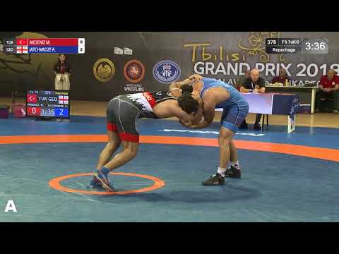 Repechage FS - 74 kg: M. AKDENIZ (TUR) v. A. JATCHVADZE (GEO)