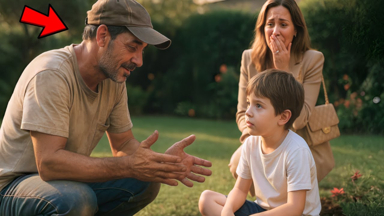 MILIONÁRIA VÊ PEDREIRO ENSINANDO SEU FILHO AUTISTA NÃO VERBAL A FALAR... E MUDA SUA VIDA