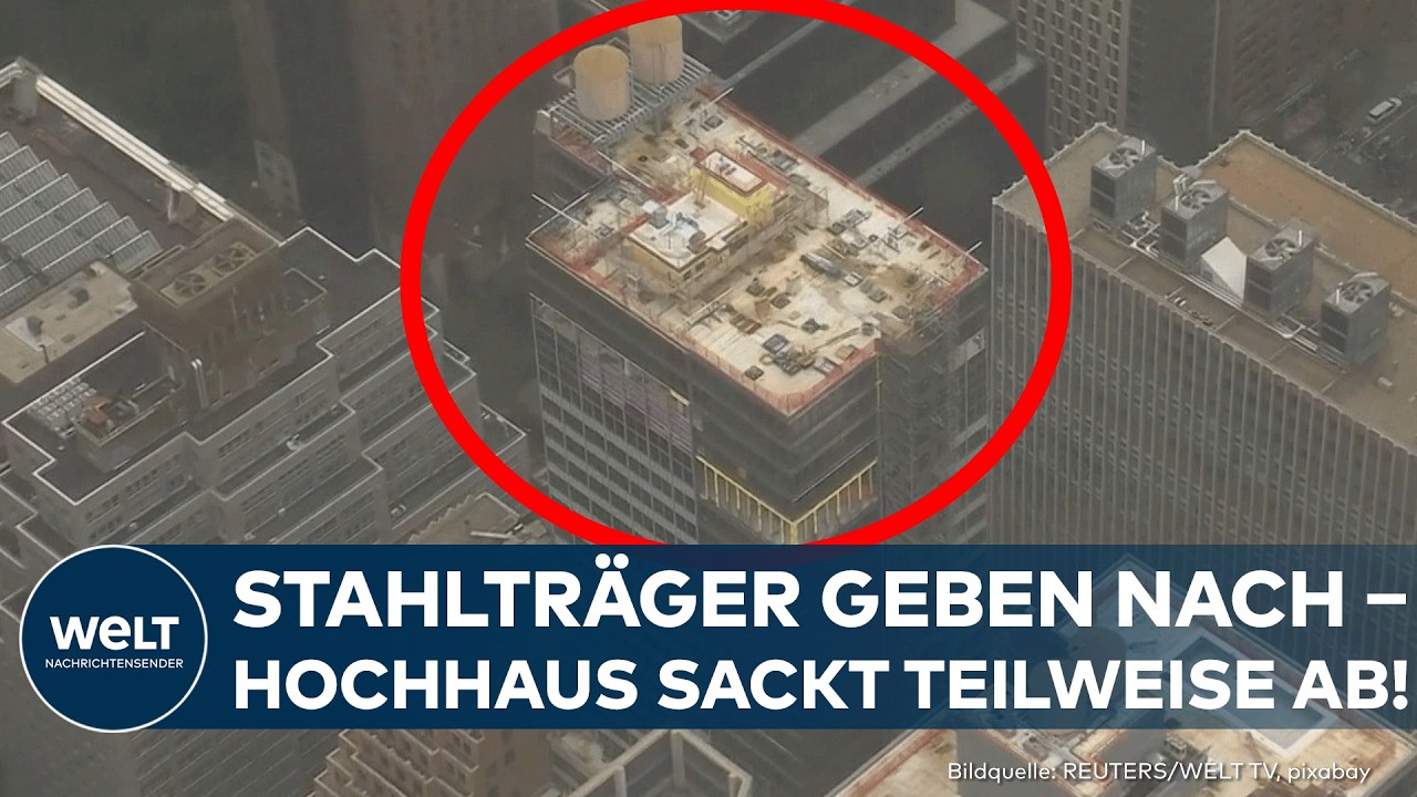 MANHATTAN: Evakuierung! Hochhaus sackt teilweise ab! – Tausende Menschen müssen Umgebung verlassen