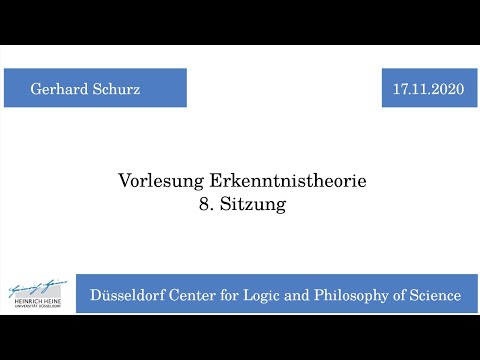 Erkenntnistheorie Vorlesungseinheit 8
