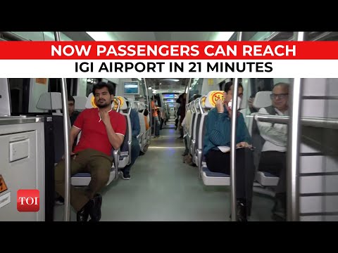 Speed of Delhi's airport metro increased to 100 KMPH: Passengers can reach IGI Airport in 21 min