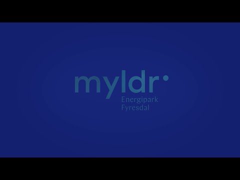 Navn, identitet, nettside og film for Myldr Energipark Fyresdal