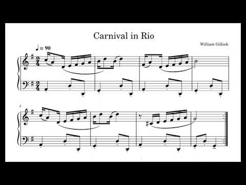 William Gillock - Carnival in Rio