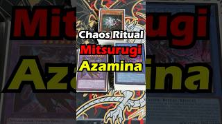 YuGiOh Chaos Ritual Mitsurugi Azamina Deck #yugioh