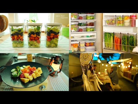 , title : 'Why our refrigerator is neat organized! | Emotional RV Camping | happy to be with you 🌱 Vlog'