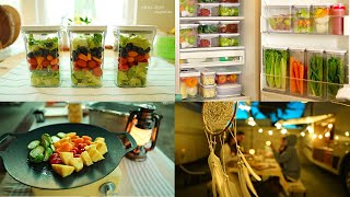 Why our refrigerator is neat organized! | Emotional RV Camping | happy to be with you 🌱 Vlog