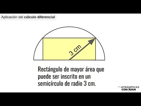 RECTÁNGULO DE MAYOR ÁREA INSCRITO EN SEMICÍRCULO DE RADIO R