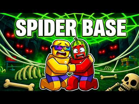 We Survived 99 Nights in a Spider Cave Base!🕷️