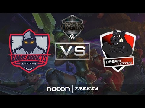 GAME ADDICTS vs DREAM FACTORY - #LigaLoL - Mapa 1 - Jornada 3 - T1