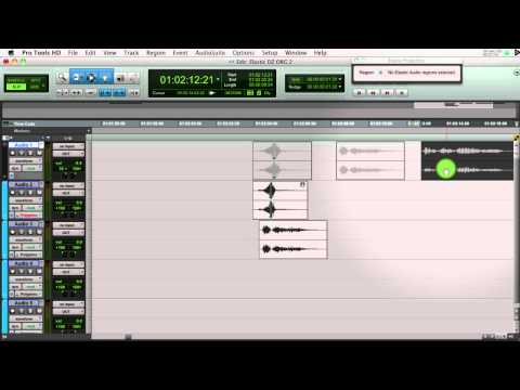 Elastic Audio in Pro Tools Part 1 - Basics for Sound Design