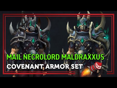 Mail Necrolord Maldraxxus Covenant Armor Set - Shadowlands