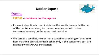 #21 Dockerfile Expose Instruction | #PLEASE SAY NO TO PAID LEARNINGS | Docker port mapping