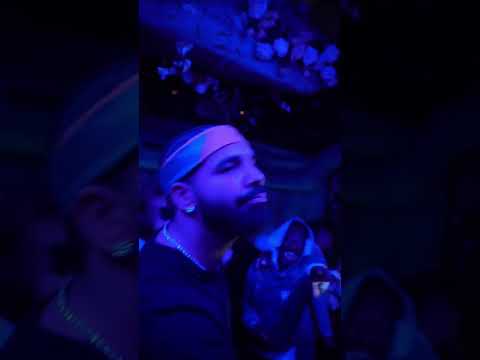 At the club with Drake