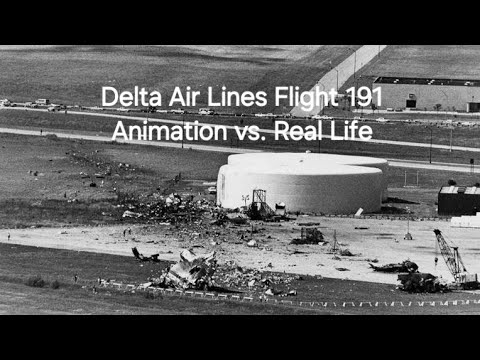 Delta Air Lines Flight 191 - Animation vs. Real Life