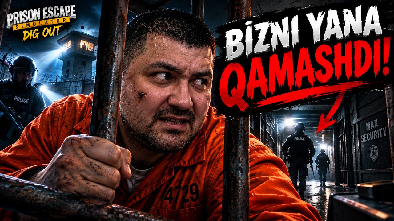 🔒 BIZNI YANA QAMASHDI! ➔ Prison Escape Simulator: Dig Out #4