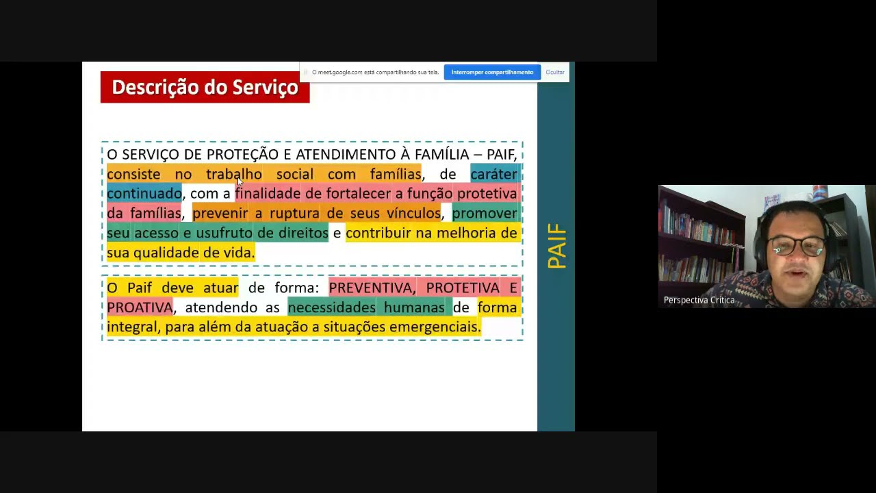 Orientações Técnicas sobre o PAIF - Prof. Leonardo David