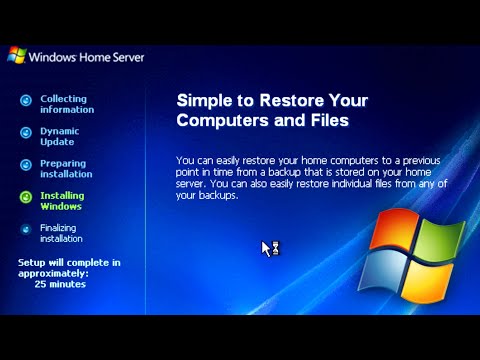 Windows Home Server 2007 Install!