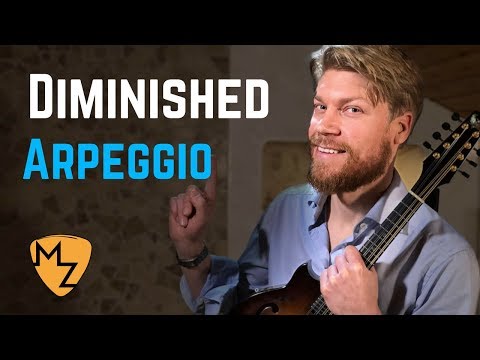 Mandolin Lesson Diminished Arpeggio - Lick and Technique