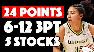 Azzi Fudd TAKES OVER As Dallas DESTROY The Liberty in 2nd Half... MQDEFAULT Thumbnail