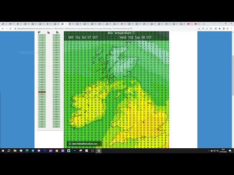 6AM Forecast: Flooding Rain Easing For Scotland - Hot Again In The South (Sunday 8th October 2023)