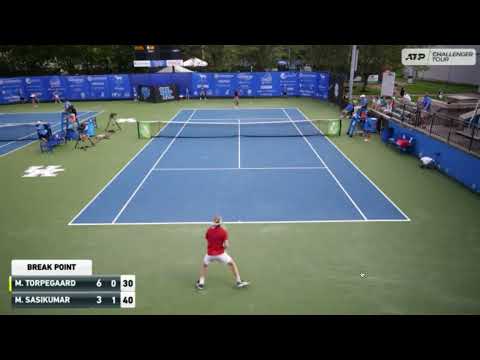 Mukund Sasikumar vs Mikael Torpegaard - 2022 ATP Lexington Challenger R1 Highlights