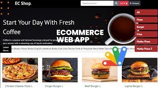 How to Make Online Shopping Website by web app Script I E-Commerce | Online Order