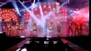 Glee Don&#39;t Stop Believing X Factor Live Performance Glee Live On X Factor 2010 Results Show Full HQ