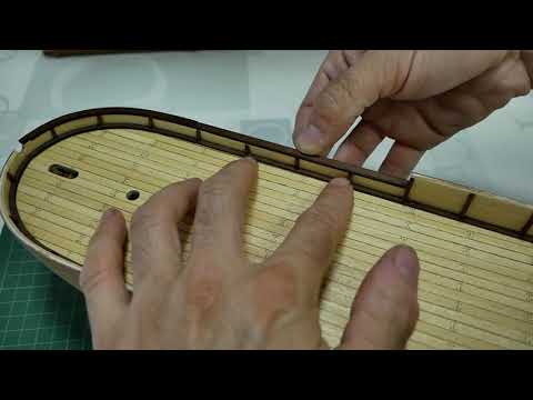 CASCO-021- Como colocar las tapas de regala. ESSEX - Modelismo Naval