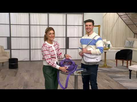 Lug Matte Luxe Shoulder Bag w/ Crossbody Strap - Harmony on QVC