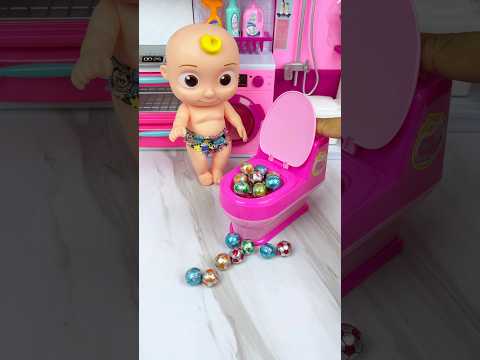 Satisfying With Unboxing Miniature Boy and Cleaning Set Toys, ASMR Videos