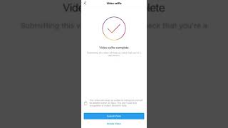 Disabled Instagram account - selfie verification video not uploading - see description