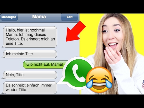 was ELTERN auf WHATSAPP schicken ...witzig Video