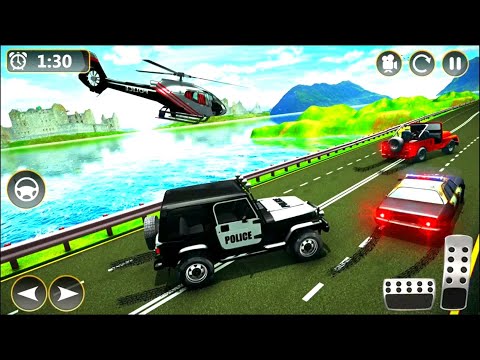 Offroad Police Jeep 4x4 Driving & Racing Simulator - Android Ios Gameplay HD