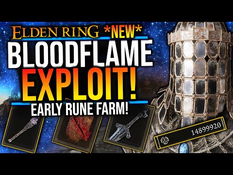 Elden Ring - 2 Glitches! 300K Runes in 1 Min! NEW Bloodflame Exploit! Best Rune Farm! Level Up Fast!